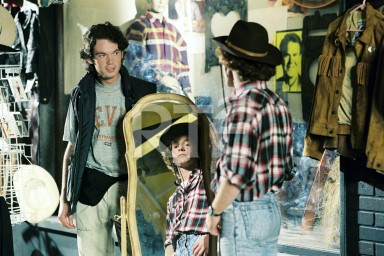 Cóilín Ó Scolaí and Diarmuid de Faoite in 'Grásta i Meiriceá' (1990)